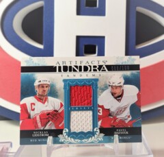 Nicklas Backstrom / Pavel Datsyuk 2009-10 - Dual Jersey Tundra Tandems Artifacts